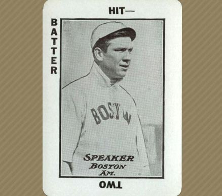 1913 Tom Barker Game Tris Speaker # Baseball Card