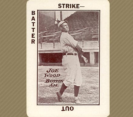 1913 Tom Barker Game Joe Wood # Baseball Card