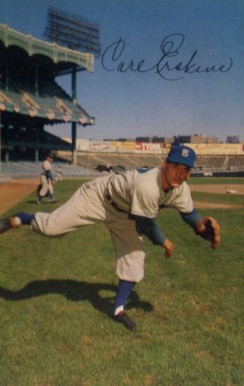 1953 Dormand Postcards Carl Erskine #124 Baseball Card