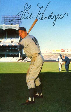 1953 Dormand Postcards Gil Hodges #129 Baseball Card