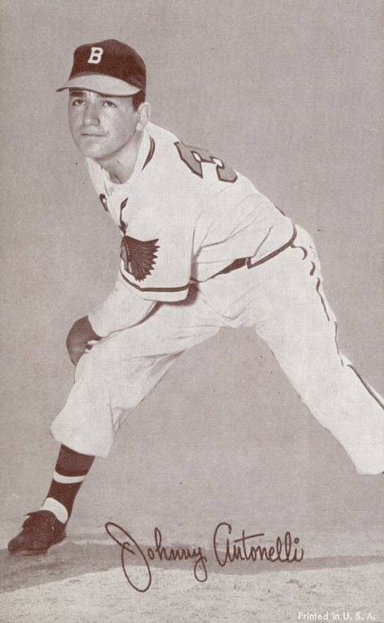 1947 Exhibits 1947-66 Johnny Antonelli # Baseball Card