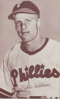 1947 Exhibits 1947-66 Richie Ashburn # Baseball Card