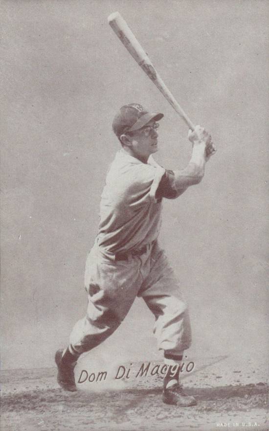 1947 Exhibits 1947-66 Dom DiMaggio # Baseball Card