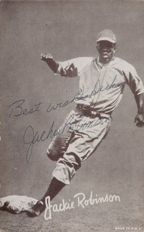 1947 Exhibits 1947-66 Jackie Robinson # Baseball Card