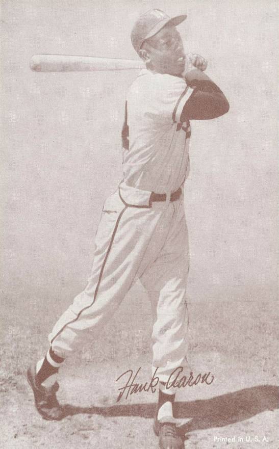 1947 Exhibits 1947-66 Hank Aaron # Baseball Card