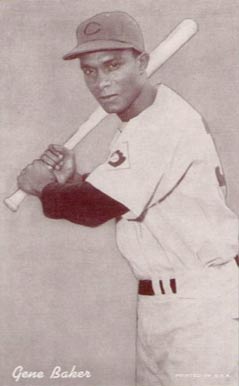 1947 Exhibits 1947-66 Gene Baker # Baseball Card