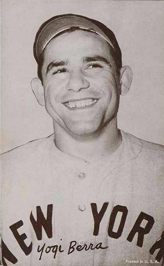 1947 Exhibits 1947-66 Yogi Berra # Baseball Card