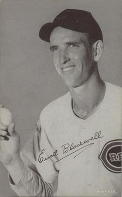 1947 Exhibits 1947-66 Ewell Blackwell # Baseball Card