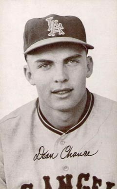 1947 Exhibits 1947-66 Dean Chance # Baseball Card