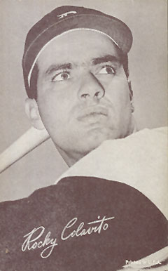 1947 Exhibits 1947-66 Rocky Colavito # Baseball Card