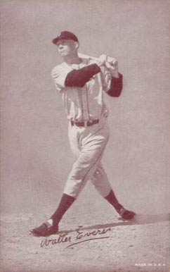 1947 Exhibits 1947-66 Walter Evers # Baseball Card