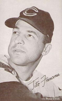 1947 Exhibits 1947-66 Tito Francona # Baseball Card