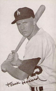 1947 Exhibits 1947-66 Frank Howard # Baseball Card