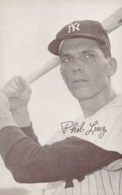 1947 Exhibits 1947-66 Phil Linz # Baseball Card