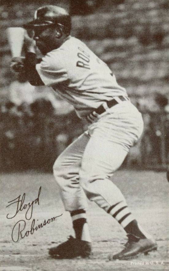 1947 Exhibits 1947-66 Floyd Robinson # Baseball Card