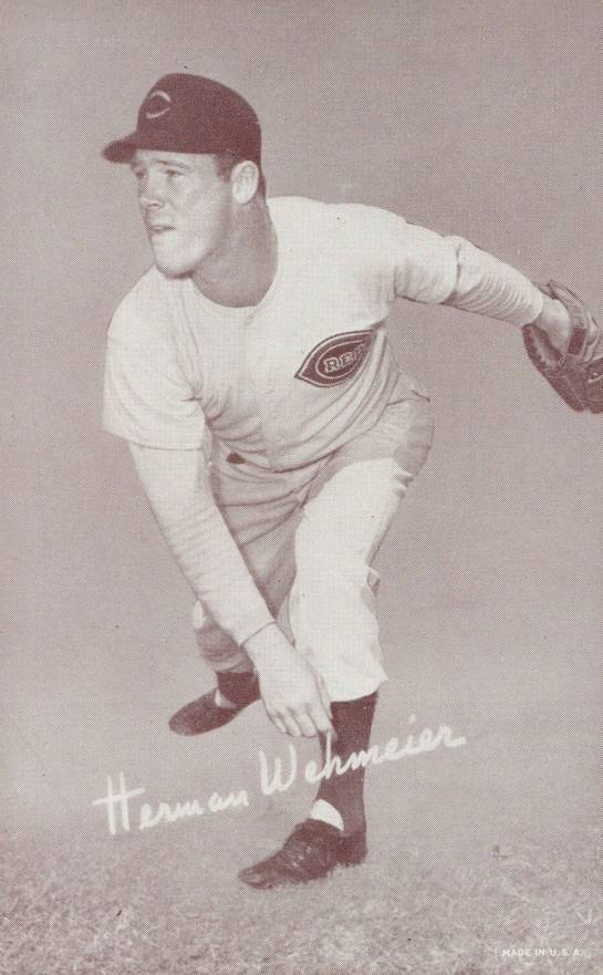 1947 Exhibits 1947-66 Herman Wehmeier # Baseball Card