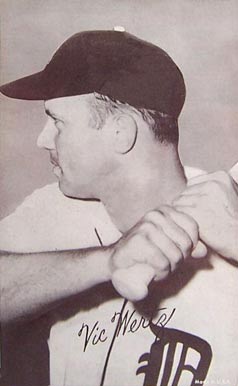 1947 Exhibits 1947-66 Vic Wertz # Baseball Card