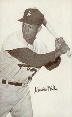 1947 Exhibits 1947-66 Maury Wills # Baseball Card