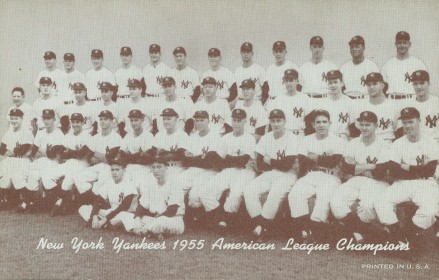 1947 Exhibits 1947-66 Yankees Team 1955 # Baseball Card