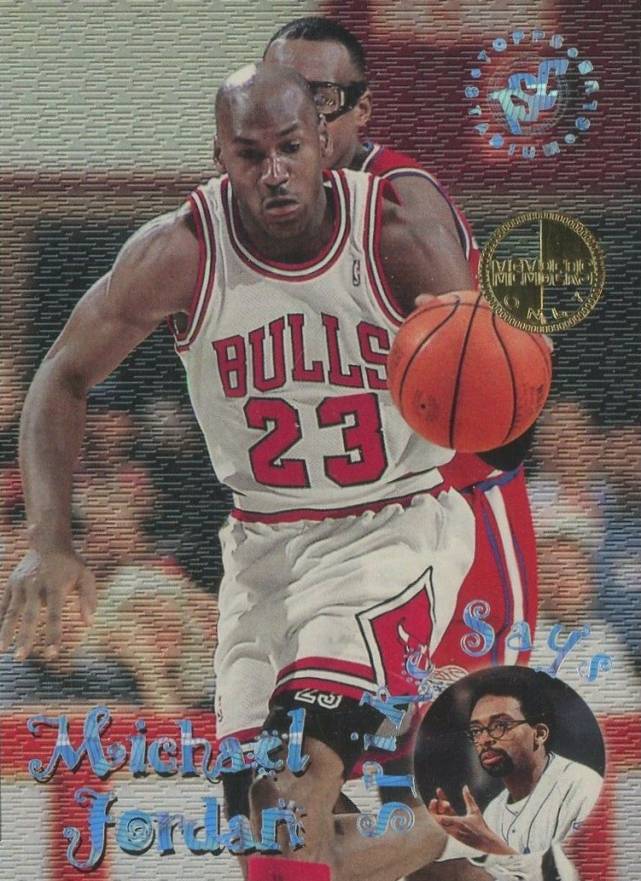 1995 Stadium Club Spike Says Michael Jordan #SS1 Basketball Card