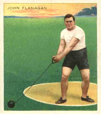 1910 T218 Champions John Flanagan #35 Other Sports Card