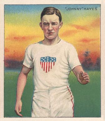 1910 T218 Champions Johnny Hayes #51 Other Sports Card