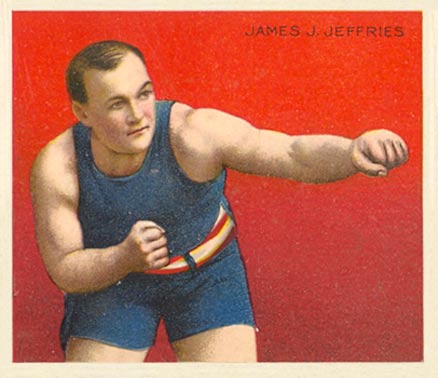 1910 T218 Champions James J. Jeffries #66 Other Sports Card