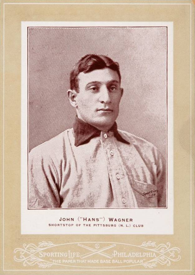1902 Sporting Life Cabinets John ("Hans") Wagner #665 Baseball Card