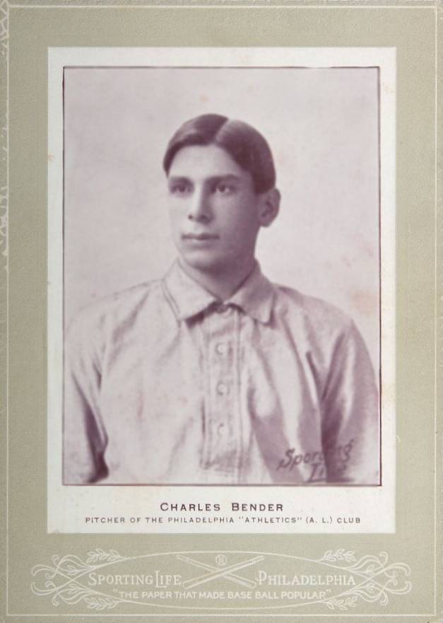 1902 Sporting Life Cabinets Charles Bender #47 Baseball Card