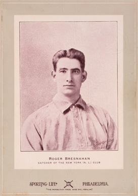 1902 Sporting Life Cabinets Roger Bresnahan #66 Baseball Card
