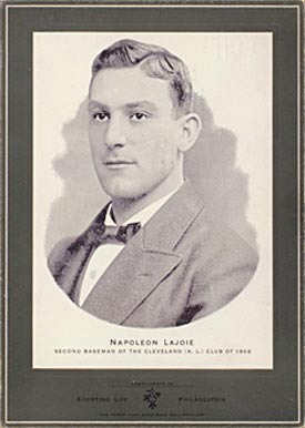 1902 Sporting Life Cabinets Napoleon Lajoie #377 Baseball Card