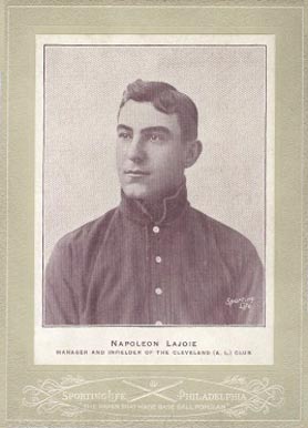 1902 Sporting Life Cabinets Napoleon Lajoie #378 Baseball Card