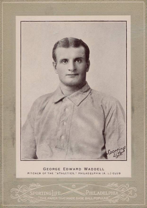 1902 Sporting Life Cabinets George Edward Waddell #661 Baseball Card