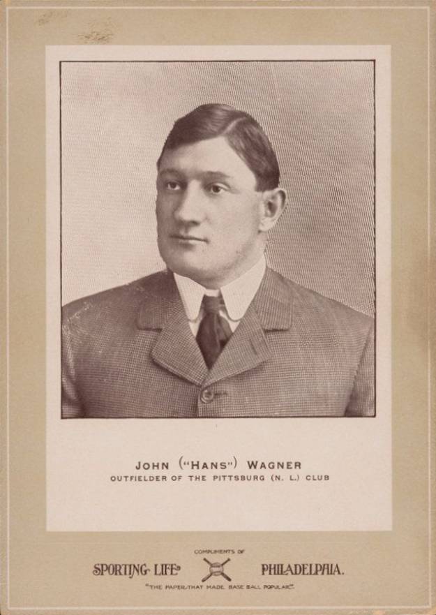 1902 Sporting Life Cabinets John ("Hans") Wagner #664 Baseball Card