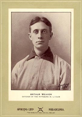 1902 Sporting Life Cabinets Arthur Weaver #674 Baseball Card