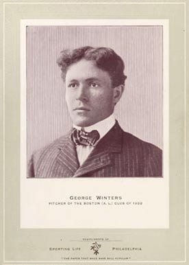 1902 Sporting Life Cabinets George Winters #702 Baseball Card
