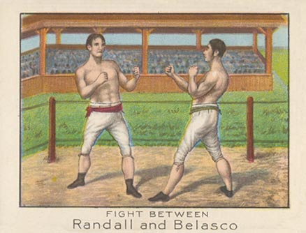 1910 T220 Champions Fight Between Randall & Belasco # Other Sports Card