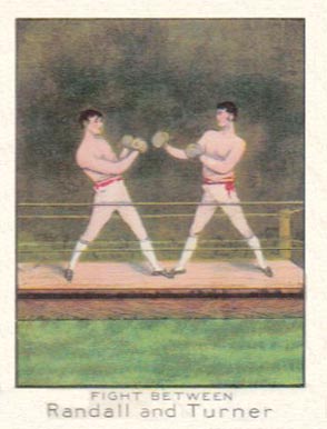 1910 T220 Champions Fight between Randal & Turner # Other Sports Card