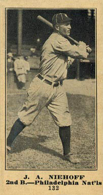 1916 Sporting News J. A. Niehoff #132 Baseball Card