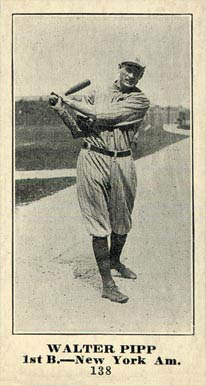 1916 Sporting News Walter Pipp #138 Baseball Card