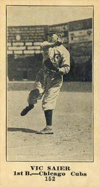 1916 Sporting News Vic Saier #152 Baseball Card