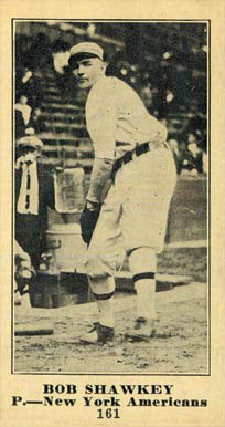 1916 Sporting News Bob Shawkey #161 Baseball Card