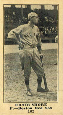1916 Sporting News Ernie Shore #162 Baseball Card