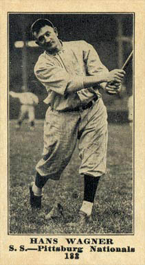 1916 Sporting News Hans Wagner #182 Baseball Card