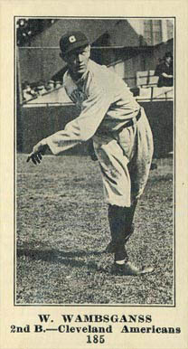 1916 Sporting News W. Wambsganss #185 Baseball Card
