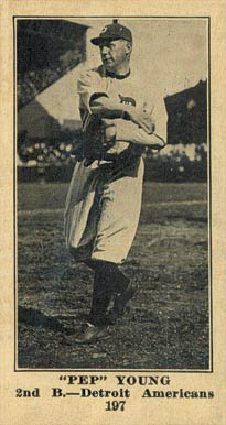 1916 Sporting News Pep Young #197 Baseball Card