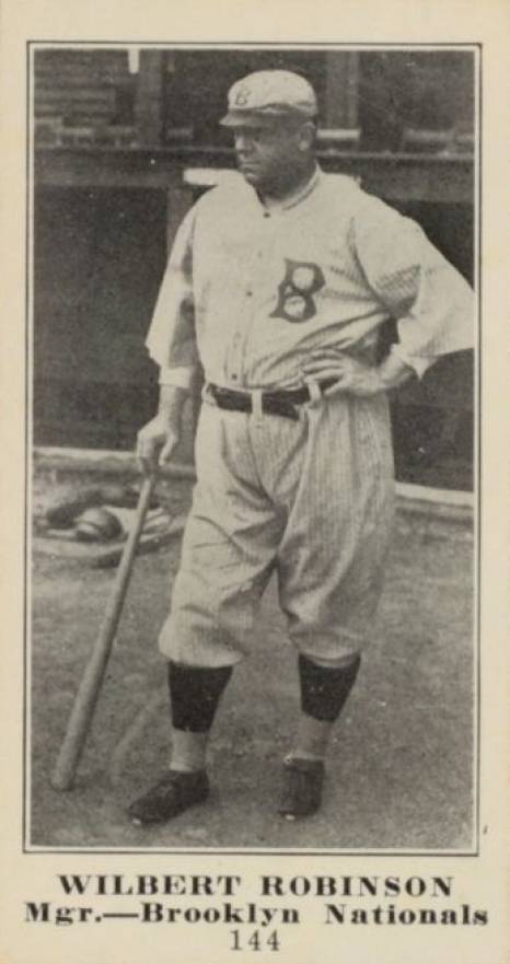 1916 Sporting News Wilbert Robinson #144 Baseball Card