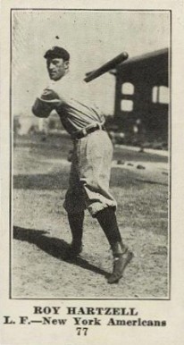 1916 Sporting News Roy Hartzell #77 Baseball Card