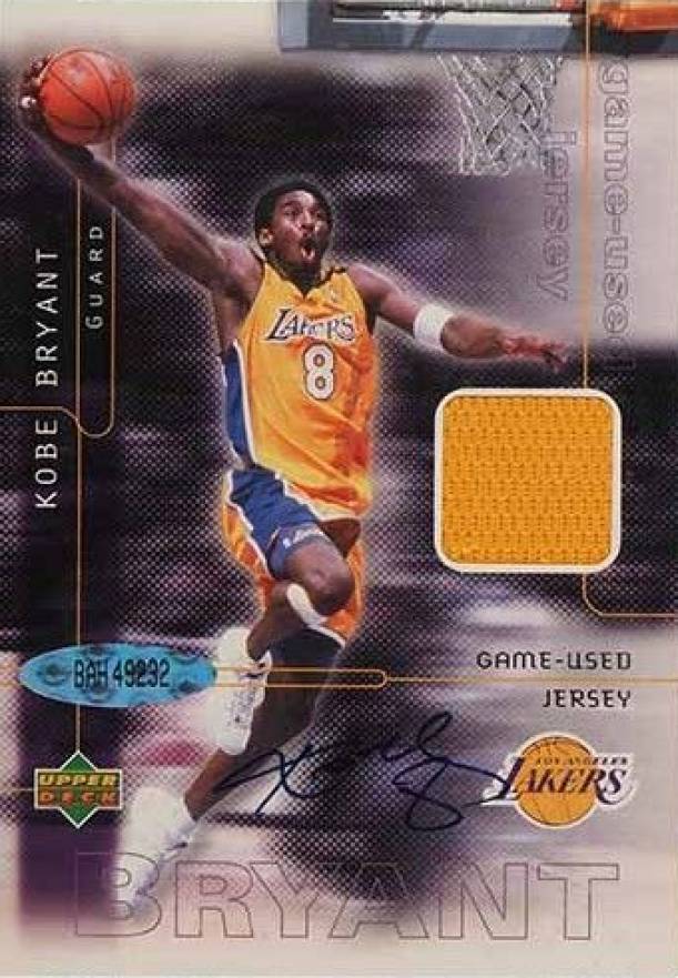 2001 Upper Deck Preferred Customer Club Kobe Bryant # Basketball Card