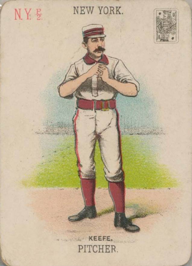 1888 Baseball Playing Cards Tim Keefe # Baseball Card